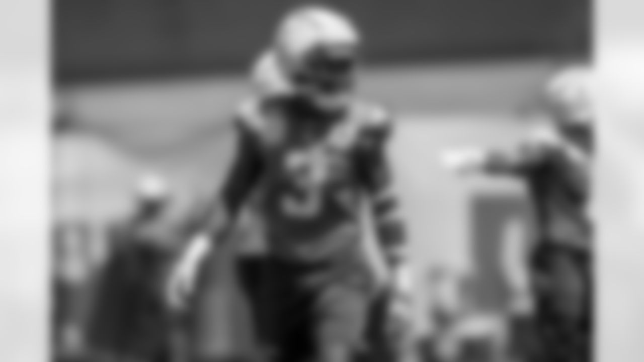 The Los Angeles Chargers practice at Training Camp on Tuesday, August 19, 2025 at The Bolt in El Segundo, CA.