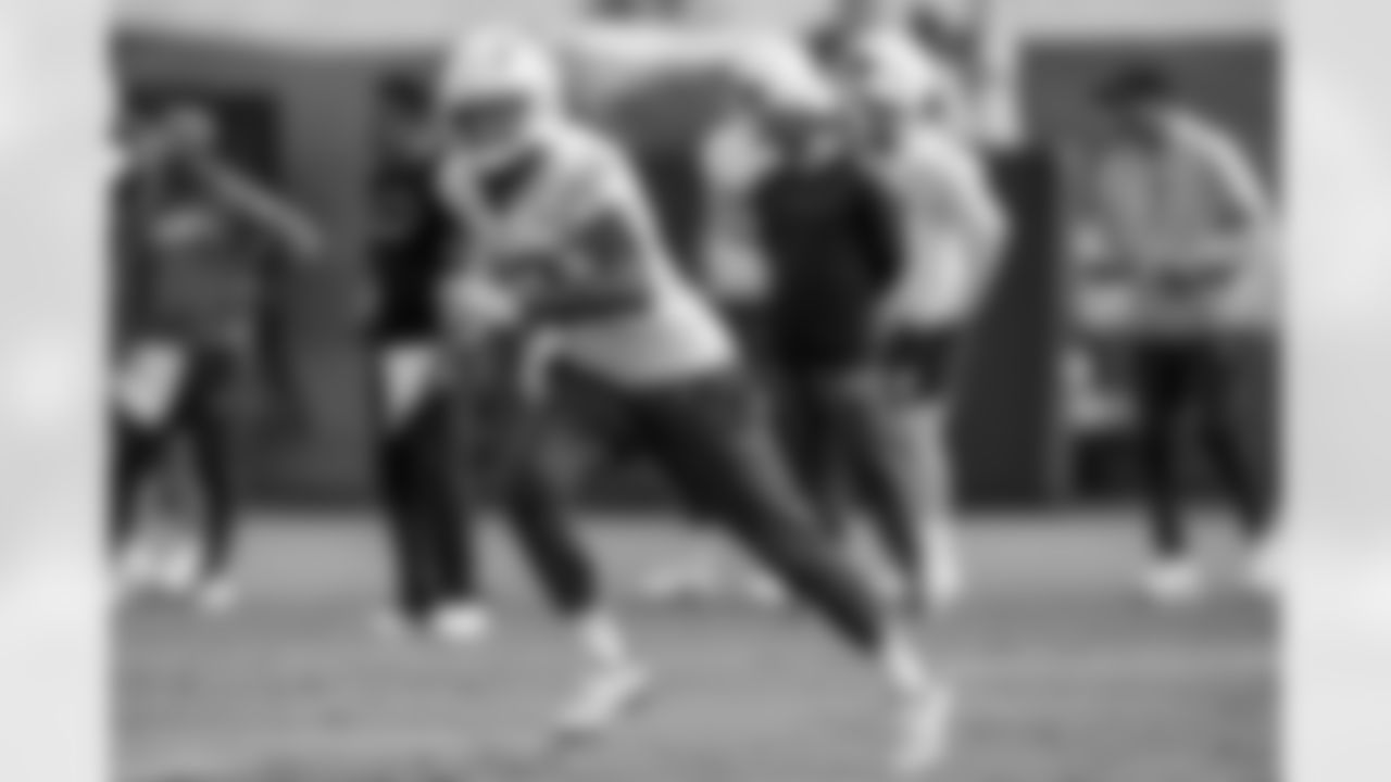 The Los Angeles Chargers practice on Thursday, November 13, 2025 at The Bolt in El Segundo, CA.