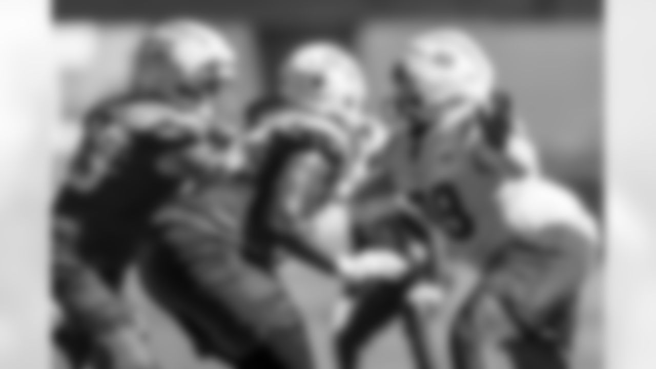 The Los Angeles Chargers practice on Thursday, October 9, 2025 at The Bolt in El Segundo, CA.