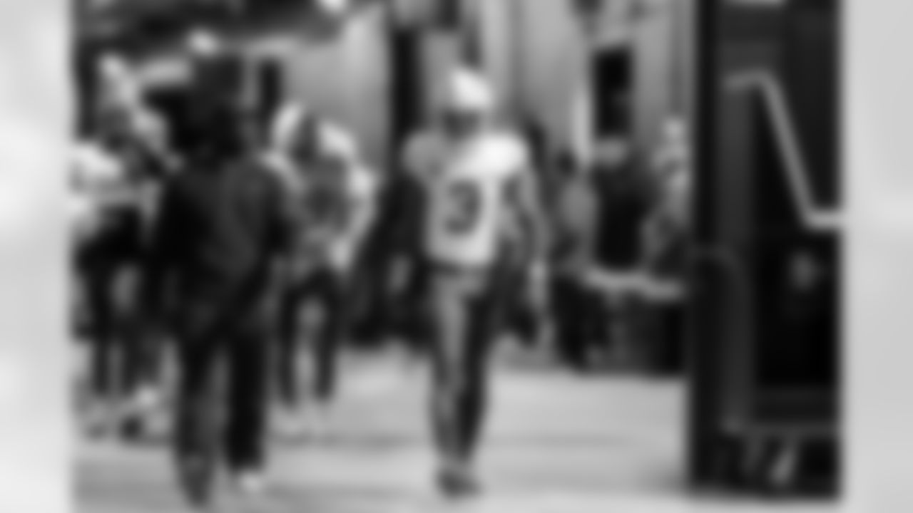 Defensive Backs Coach Steve Clinkscale and S Derwin James Jr. (3)