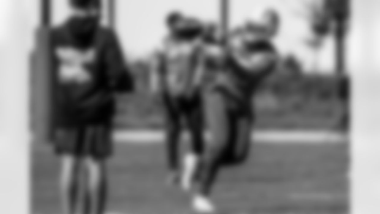 The Los Angeles Chargers practice on Thursday, October 16, 2025 at The Bolt in El Segundo, CA.
