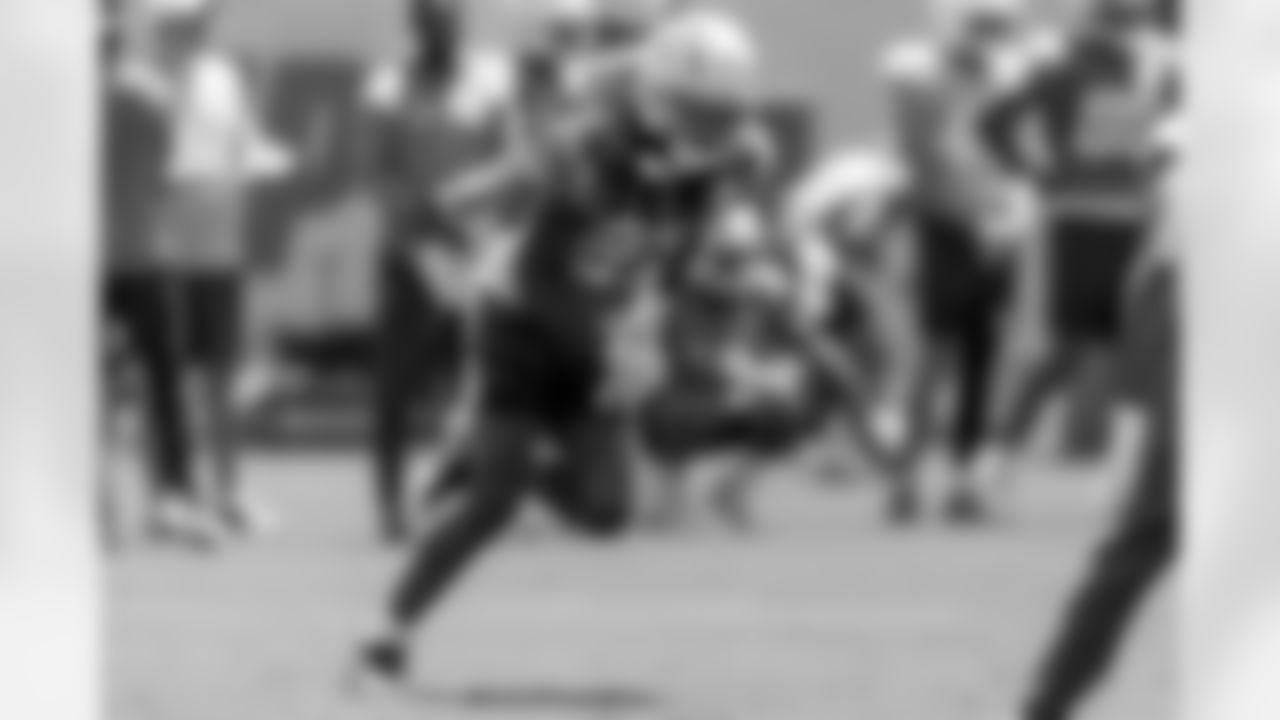 The Los Angeles Chargers practice at Training Camp on Sunday, August 3, 2025 at The Bolt in El Segundo, CA.