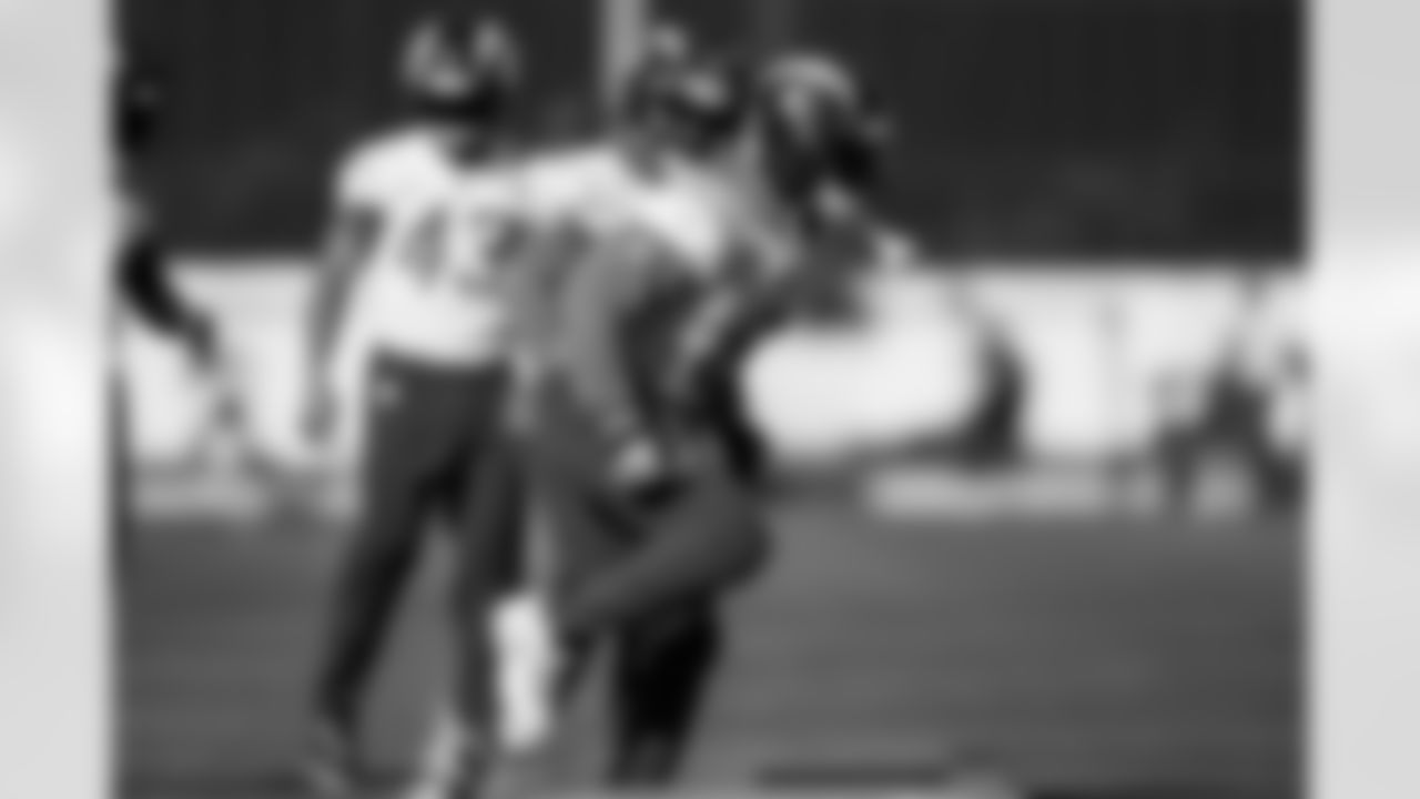 The Los Angeles Chargers practice on Friday, November 28, 2025 at The Bolt in El Segundo, CA.