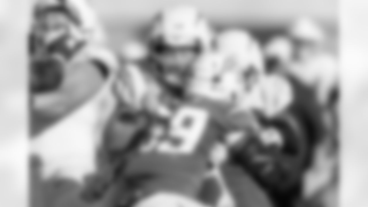 The Los Angeles Chargers practice at Training Camp on Friday, August 2, 2024 at The Bolt in El Segundo, CA.