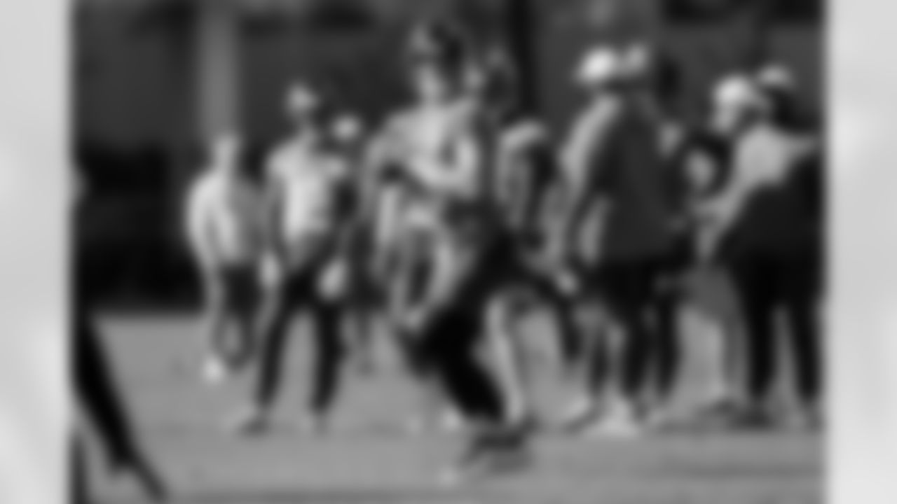 The Los Angeles Chargers practice on Friday, November 28, 2025 at The Bolt in El Segundo, CA.