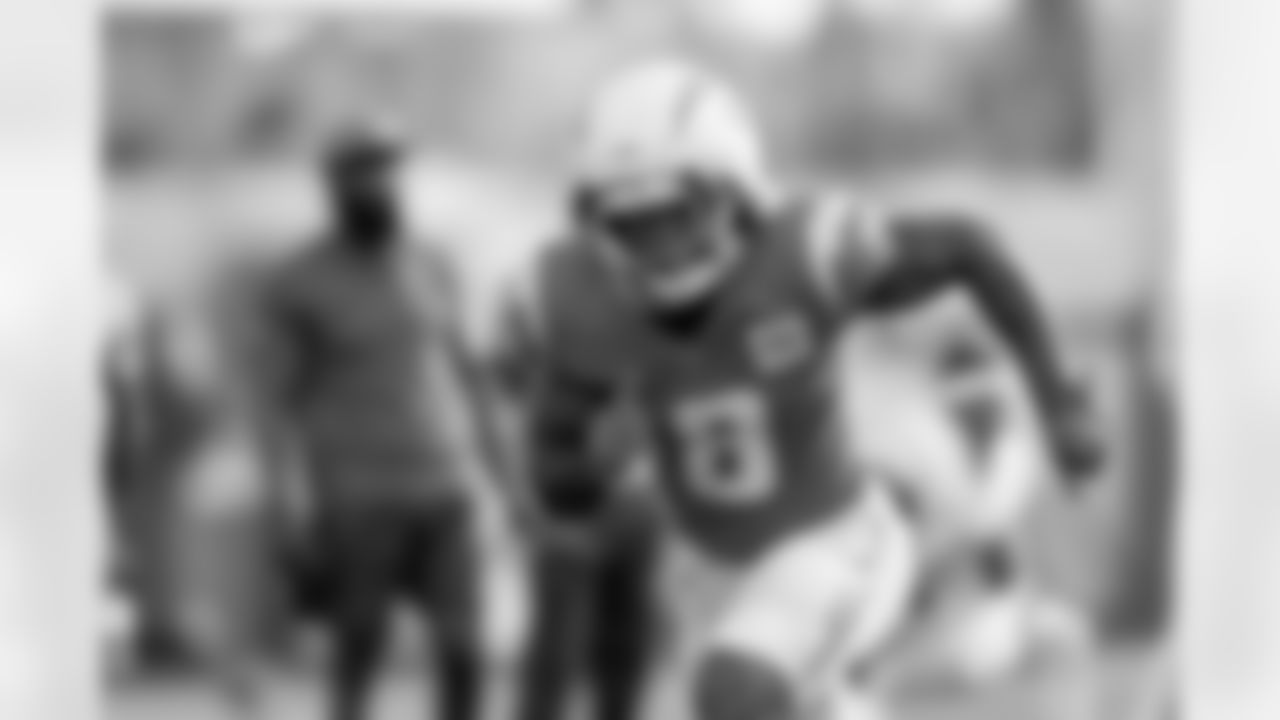 The Los Angeles Chargers practice at Training Camp on Saturday, July 26, 2025 at The Bolt in El Segundo, CA.