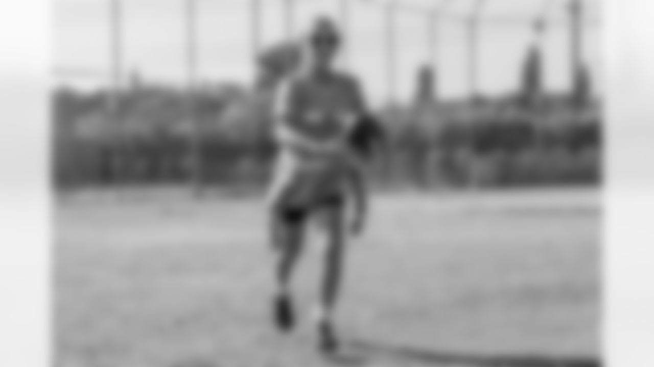 The Los Angeles Chargers host a girls flag football camp on Tuesday, December 02, 2025 at St. Joseph High School in Lakewood, CA.