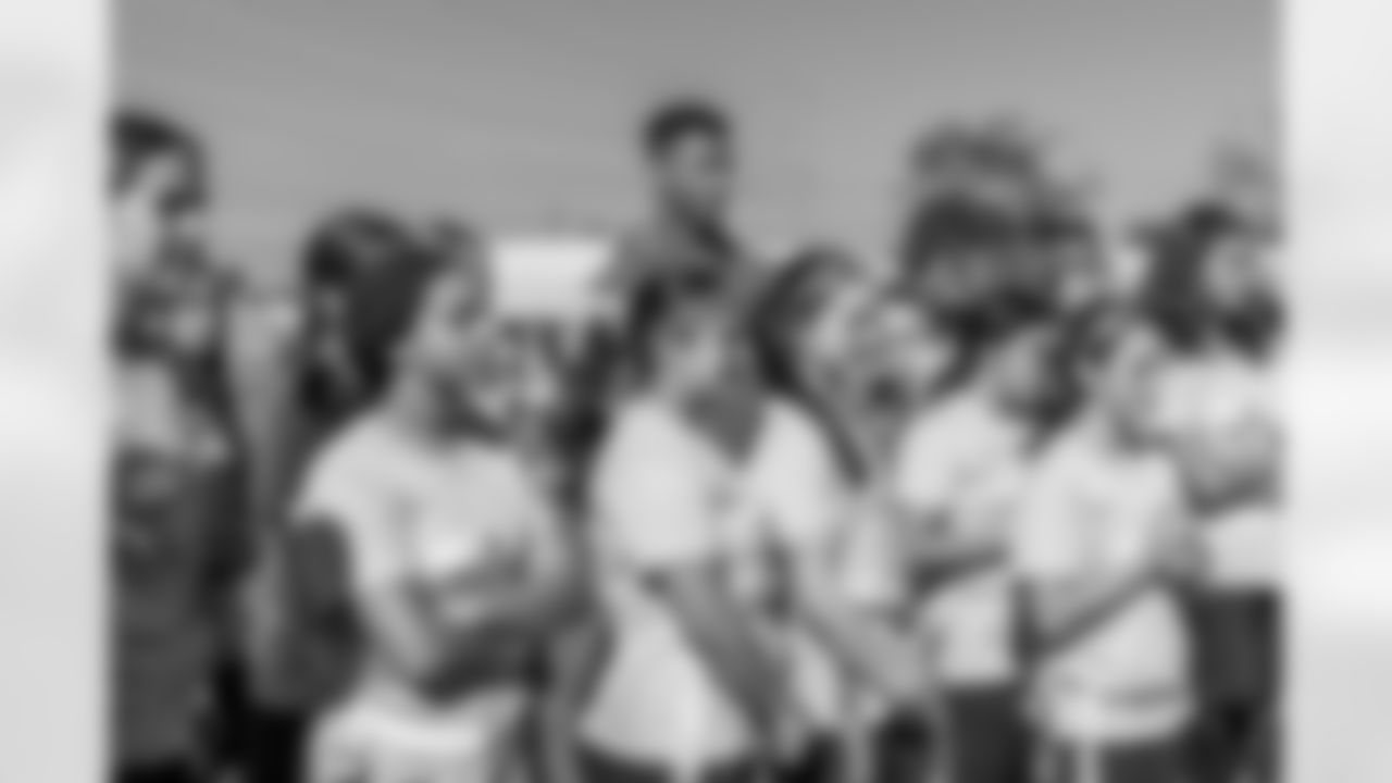 The Los Angeles Chargers host a girls flag football camp on Tuesday, December 02, 2025 at St. Joseph High School in Lakewood, CA.