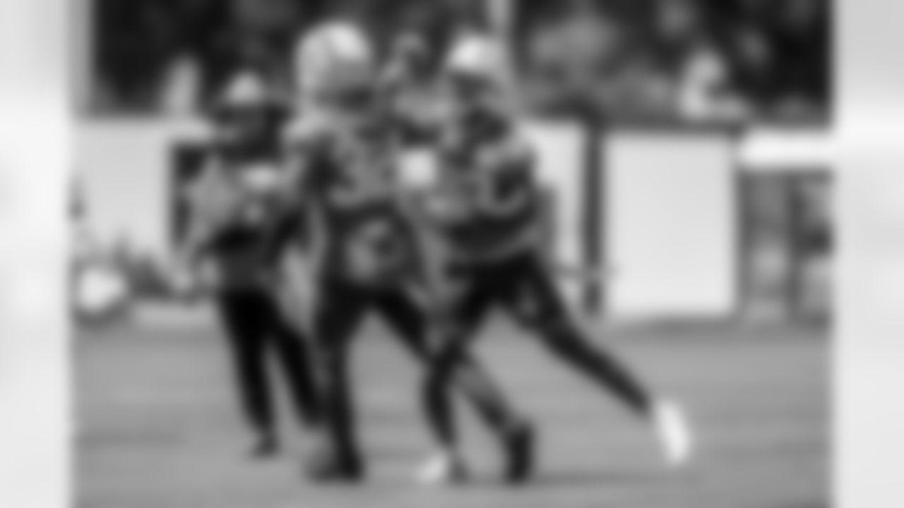 The Los Angeles Chargers practice at Training Camp on Wednesday, August 20, 2025 at The Bolt in El Segundo, CA.
