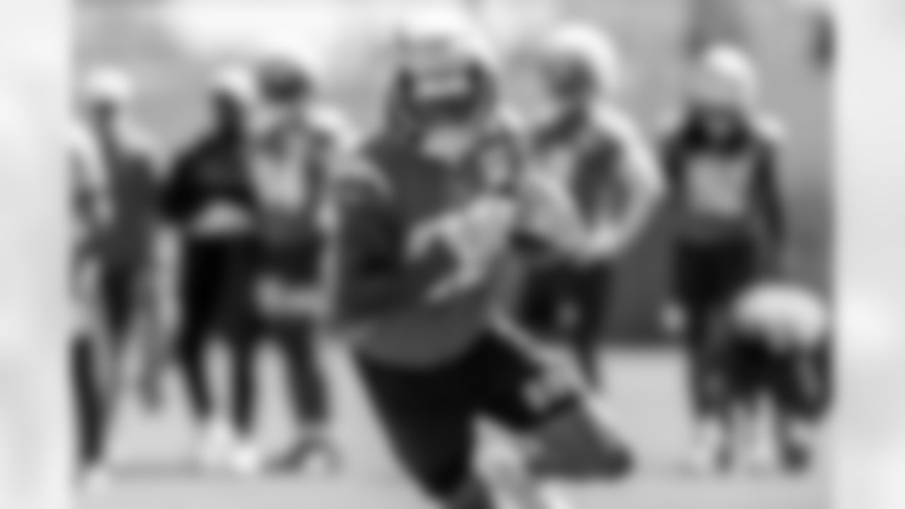 The Los Angeles Chargers practice on Friday, October 3, 2025 at The Bolt in El Segundo, CA.