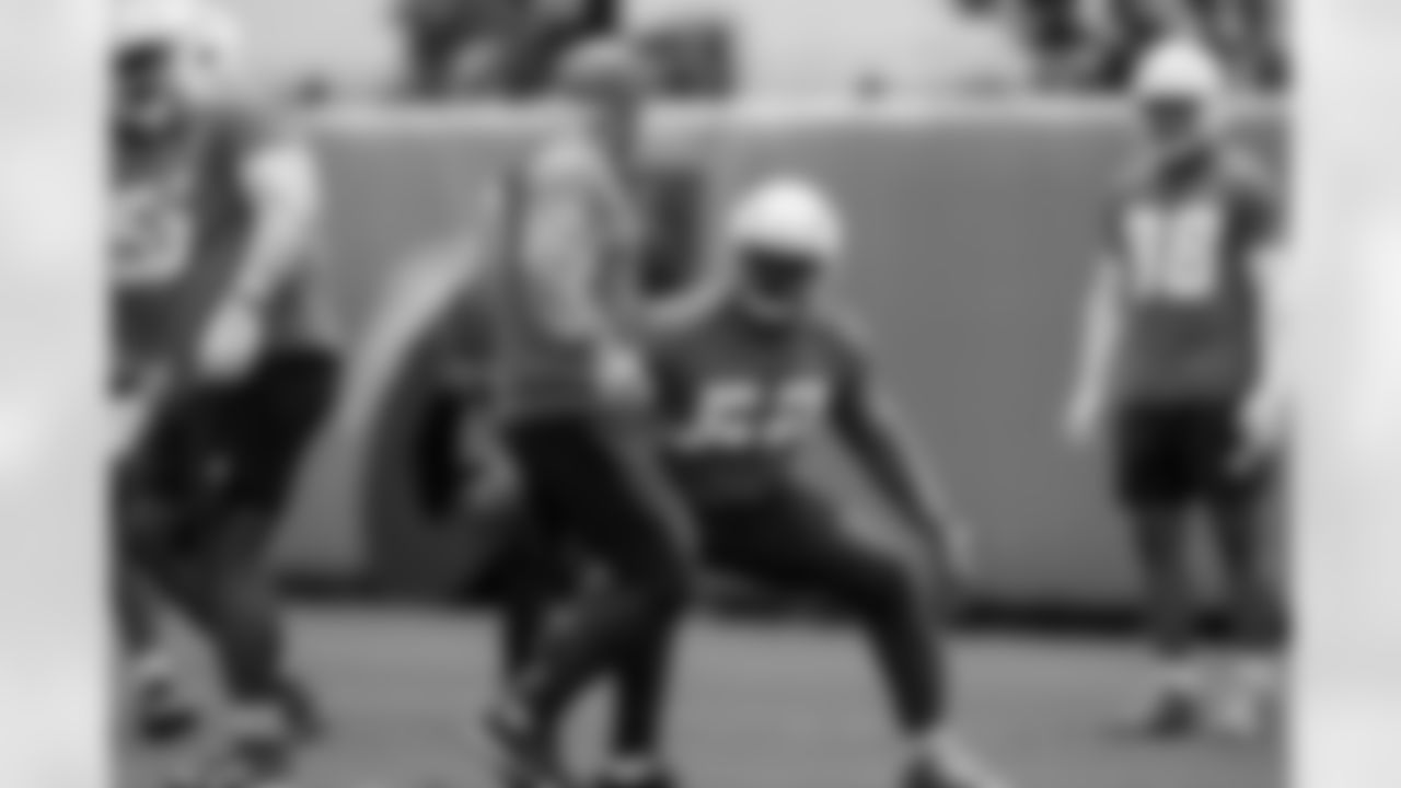 The Los Angeles Chargers hold OTA's on Monday, May 20, 2024 at Hoag Performance Center in Costa Mesa, CA.