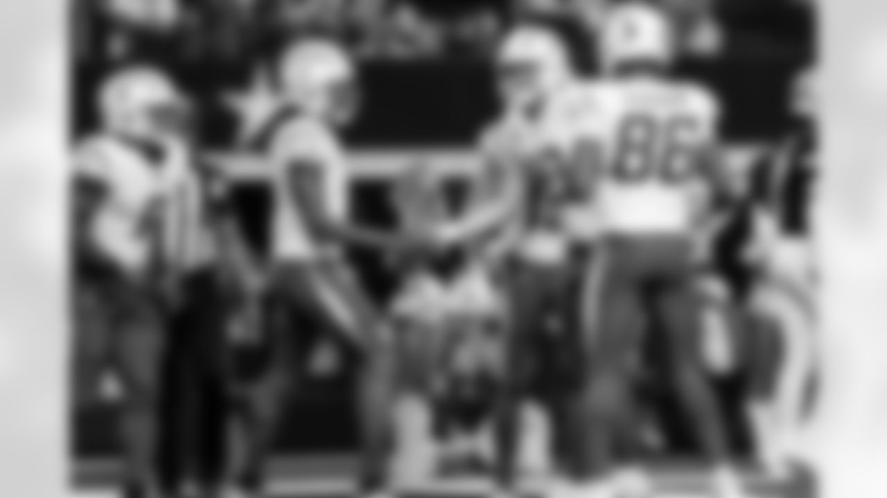 QB Justin Herbert (10) and WR Quentin Johnston (1)