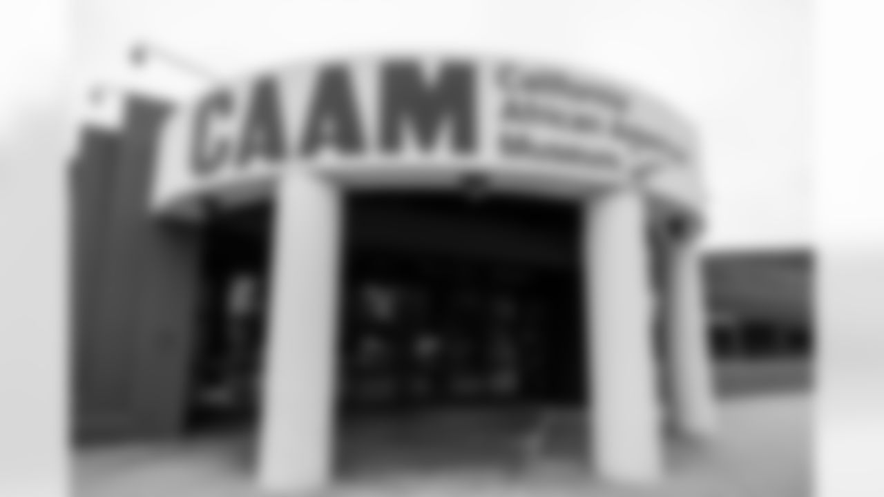 The Los Angeles Chargers hosts a Bolt Academy event on Tuesday, February 10, 2026 at the California African American Museum in Los Angeles, CA.