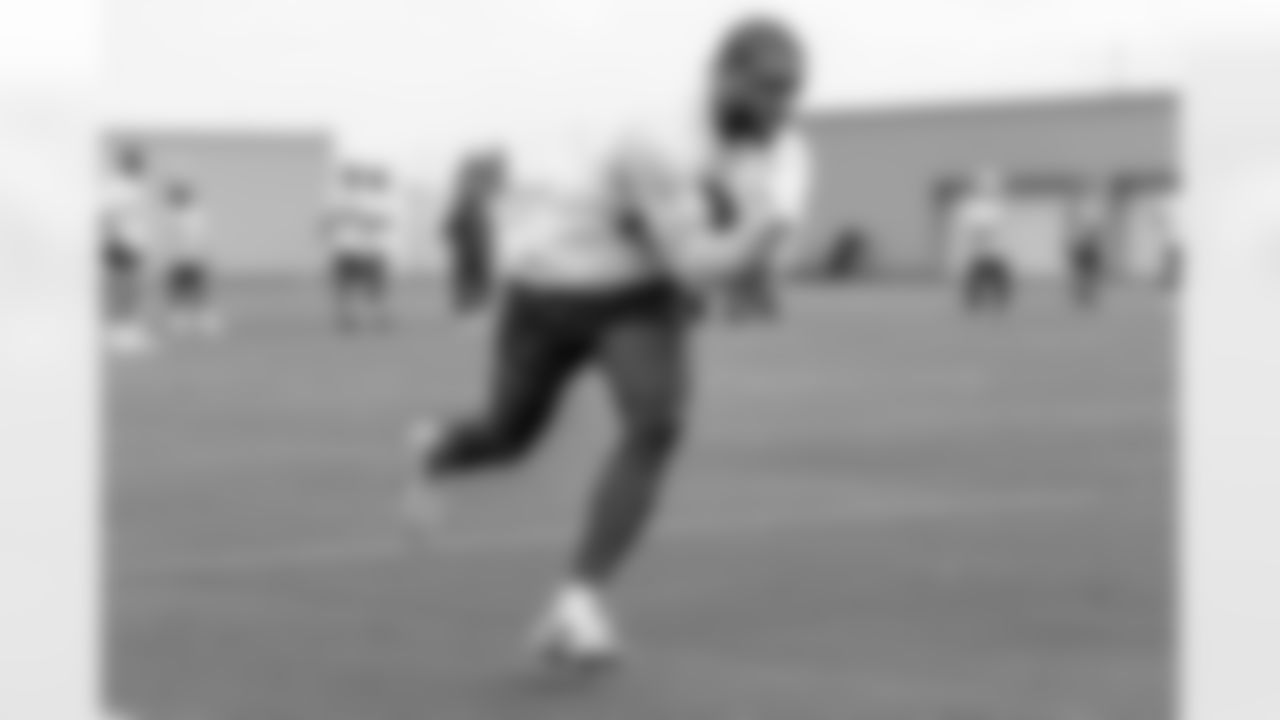 Los Angeles Chargers players participate in Phase 2 of the offseason program on Monday, May 12, 2025 at The Bolt in El Segundo, CA.