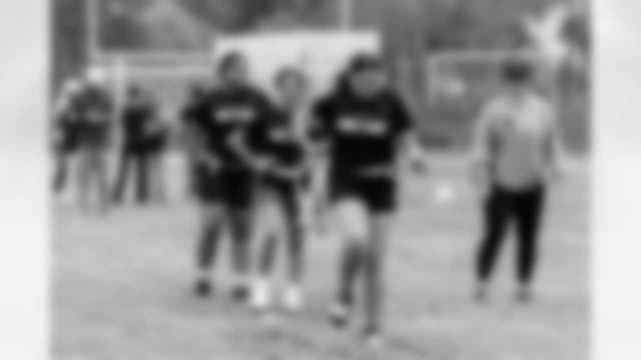 The Los Angeles Chargers host a girls flag football camp on Wednesday, March 26, 2025 at Blair High School in Pasadena, CA.