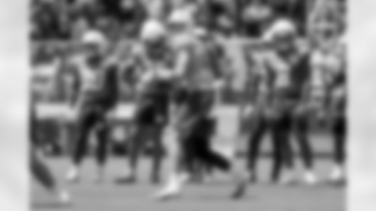 The Los Angeles Chargers practice at Training Camp on Sunday, August 3, 2025 at The Bolt in El Segundo, CA.