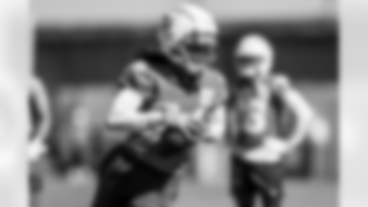 The Los Angeles Chargers practice on Thursday, October 16, 2025 at The Bolt in El Segundo, CA.