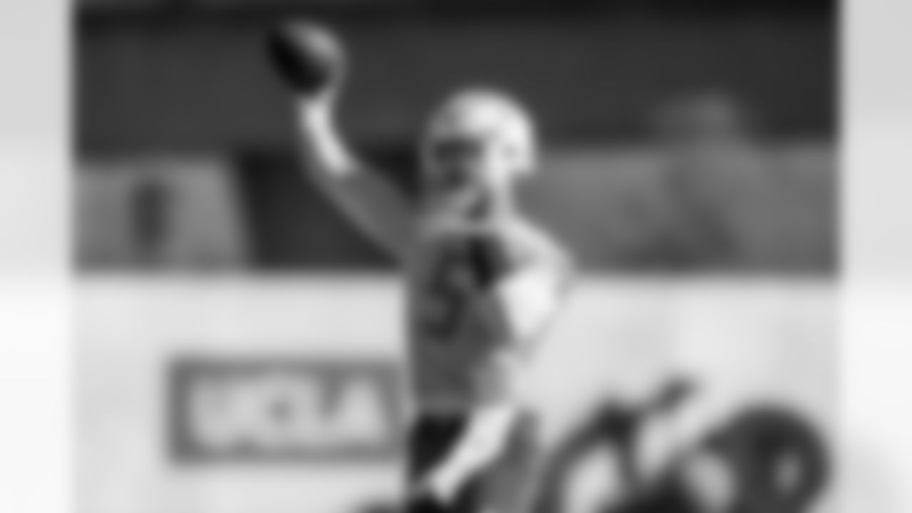 The Los Angeles Chargers practice at Training Camp on Thursday, December 11, 2025 at The Bolt in El Segundo, CA.