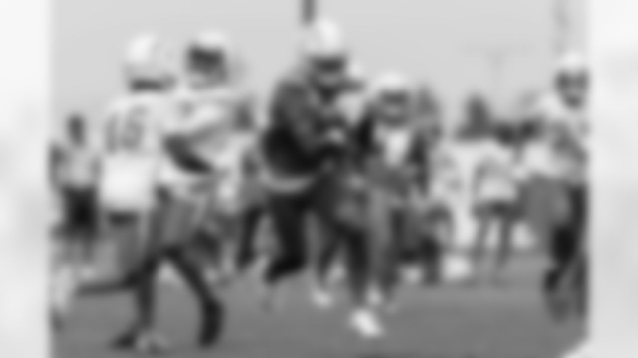 The Los Angeles Chargers practice on Thursday, August 28, 2025 at The Bolt in El Segundo, CA.