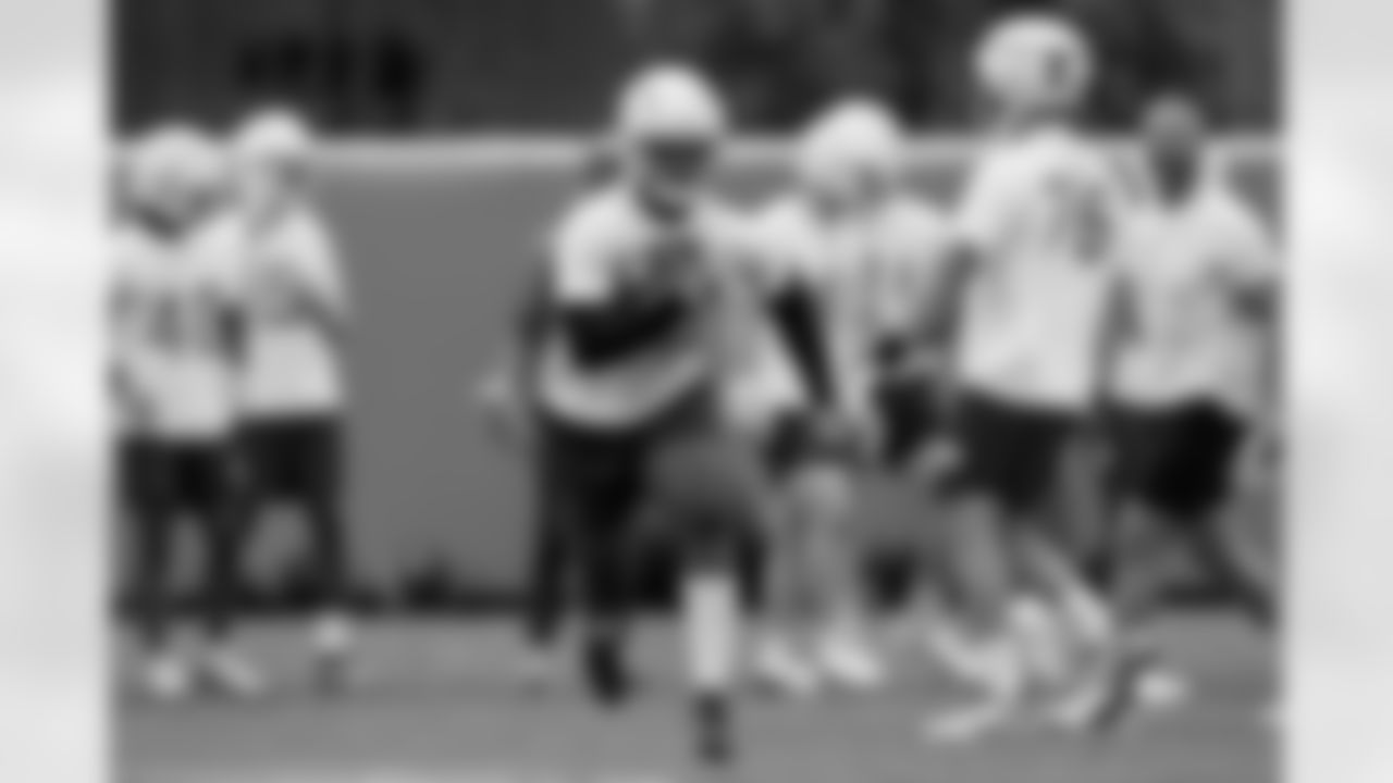 The Los Angeles Chargers hold OTA's on Monday, May 20, 2024 at Hoag Performance Center in Costa Mesa, CA.