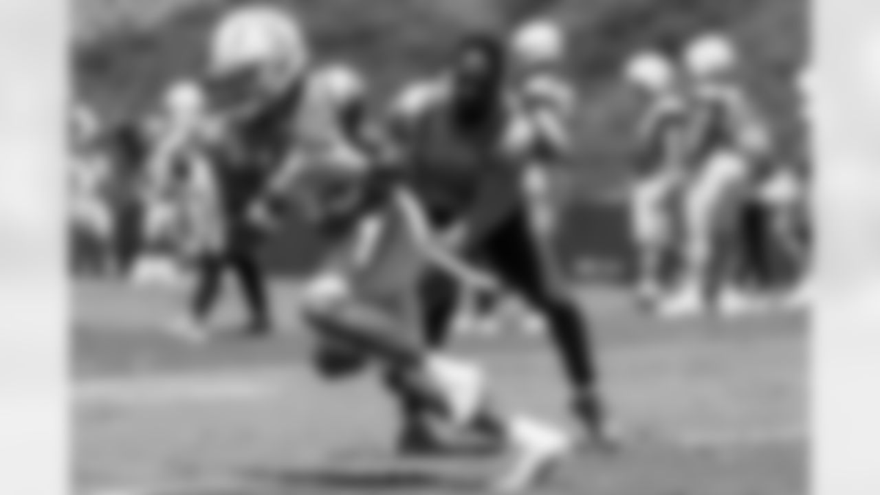 The Los Angeles Chargers practice at Training Camp on Wednesday, July 23, 2025 at Torero Stadium in San Diego, CA.