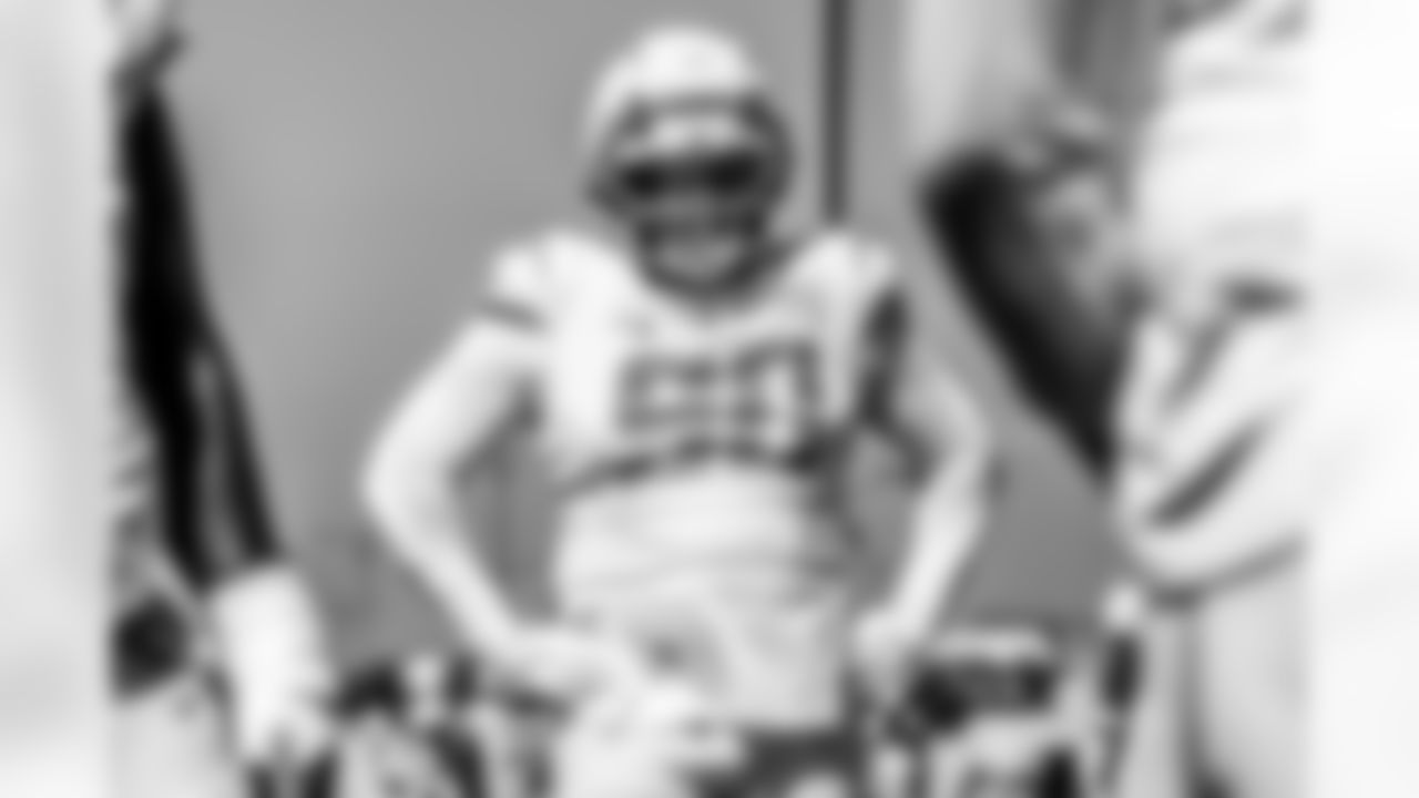 The Los Angeles Chargers practice on Wednesday, October 8, 2025 at The Bolt in El Segundo, CA.