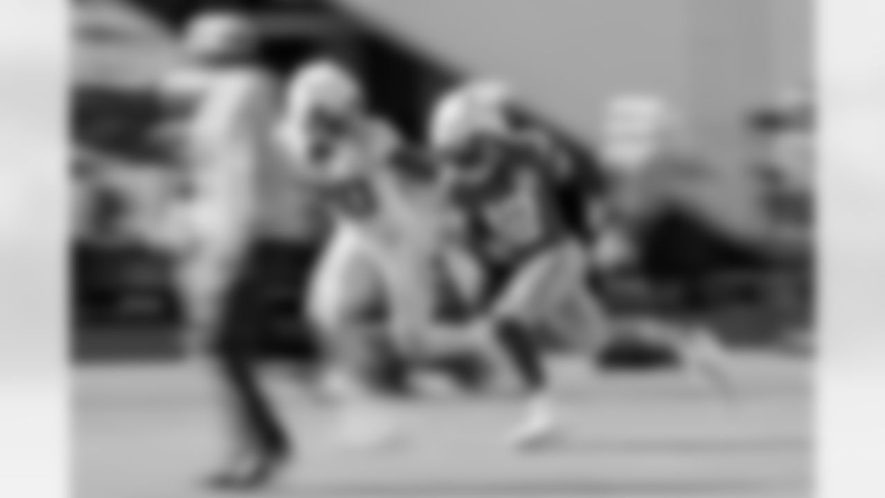 The Los Angeles Chargers practice on Wednesday, November 6, 2024 at The Bolt in El Segundo, CA.