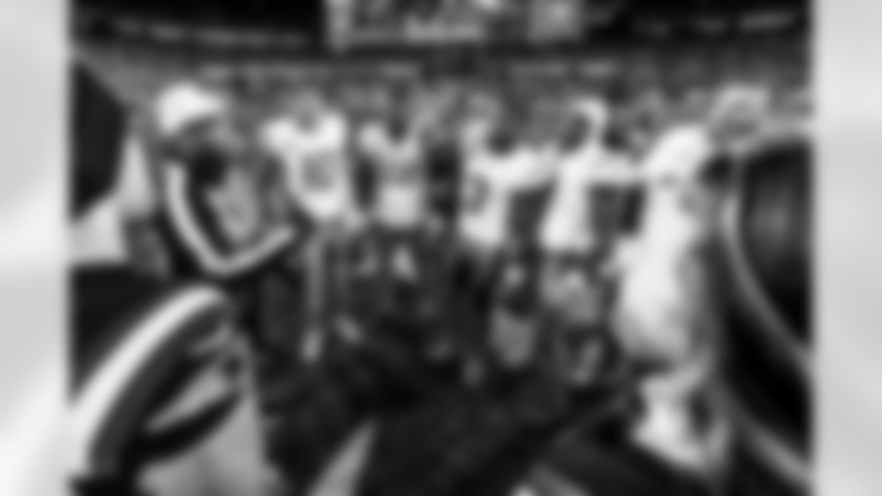 Take a look back at the Chargers Wild Card matchup with the Patriots in monochrome.