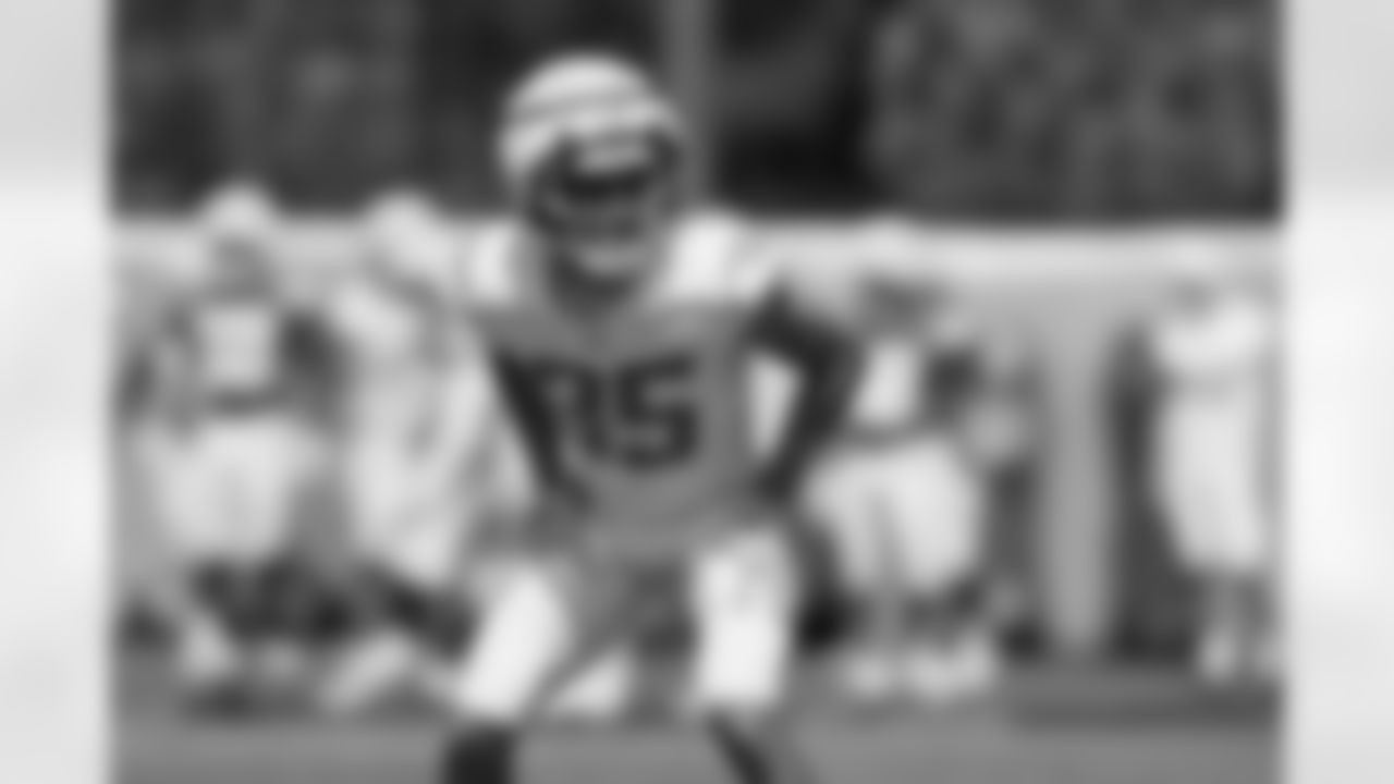 The Los Angeles Chargers hold Rookie Mini-Camp on Friday, May 10, 2024 at Hoag Performance Center in Costa Mesa, CA.