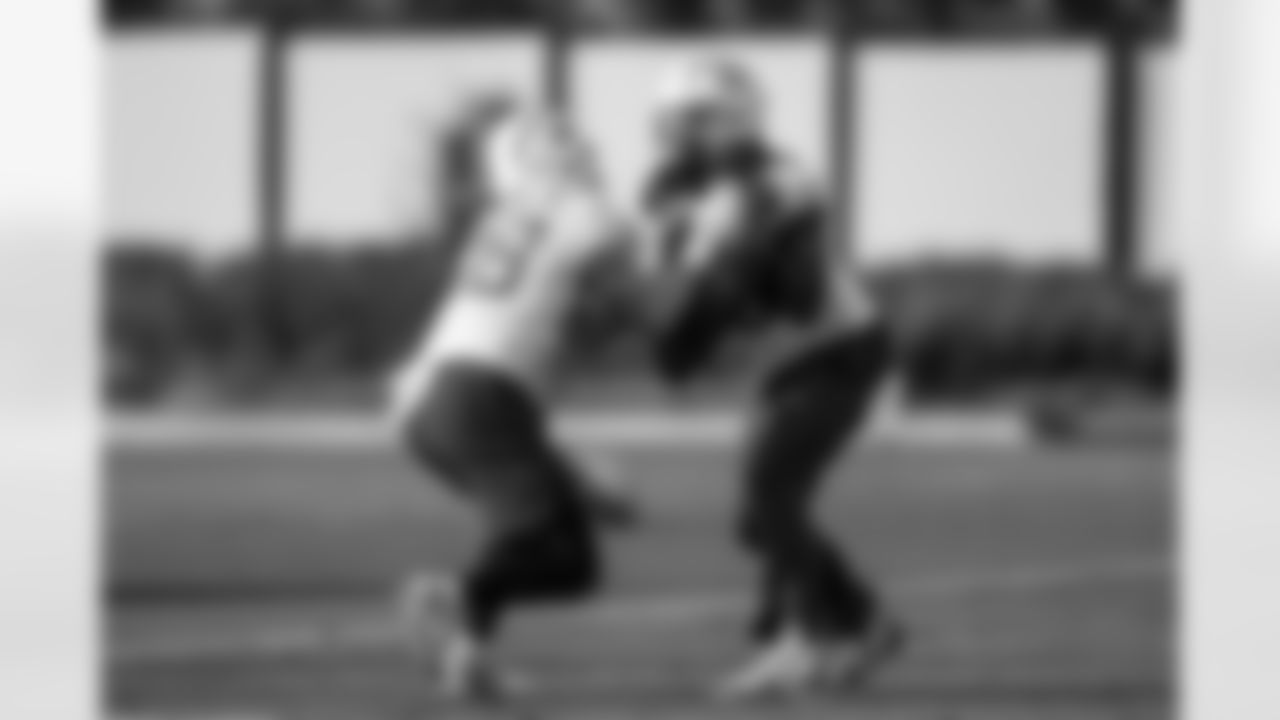 The Los Angeles Chargers practice on Thursday, January 1, 2026 at The Bolt in El Segundo, CA.