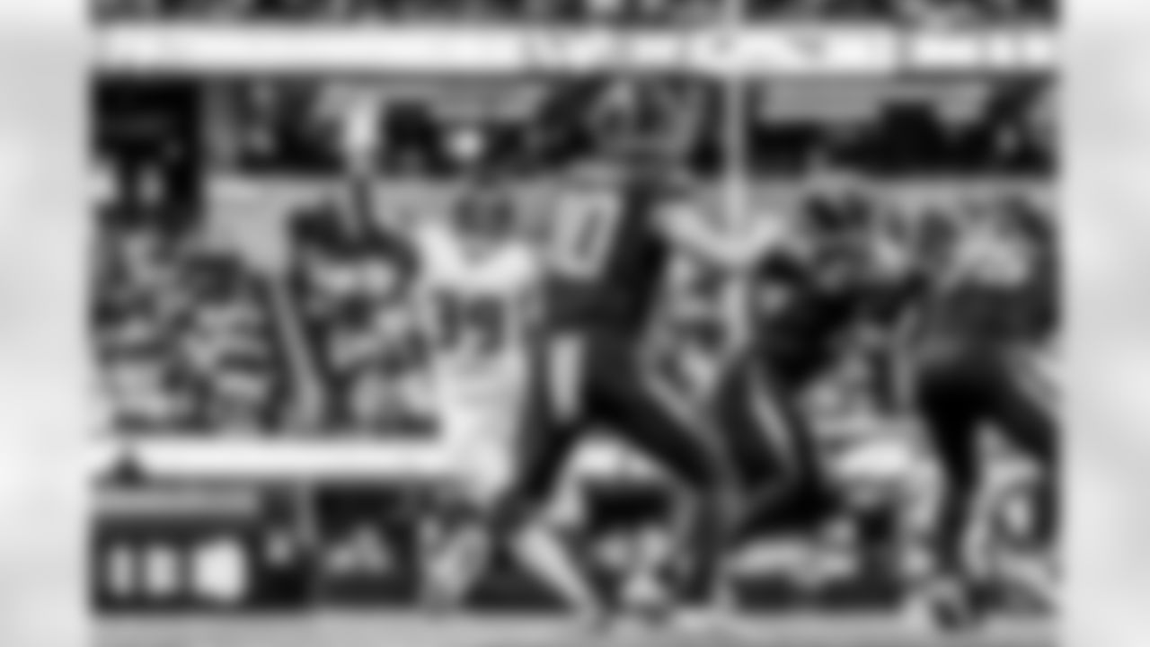 Take a look back at the Chargers Week 17 matchup with the Texans in monochrome.