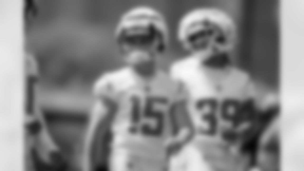 The Los Angeles Chargers hold Rookie Mini-Camp on Friday, May 10, 2024 at Hoag Performance Center in Costa Mesa, CA.