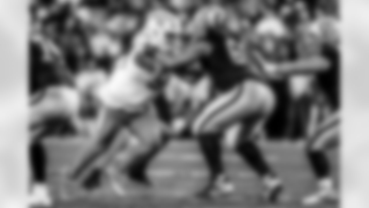 Take a look back at the Chargers Week 2 matchup with the Raiders in monochrome!