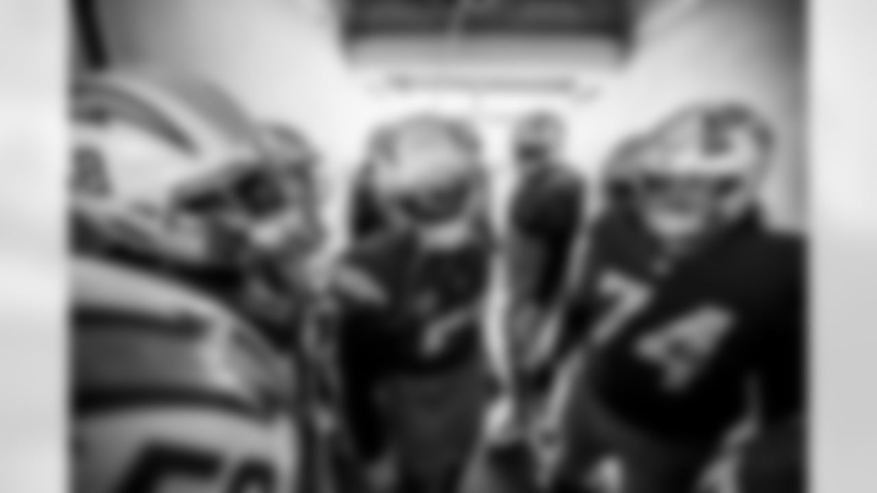 OLB Bud Dupree (48), OLB Khalil Mack (52) and OL Austin Deculus (74)