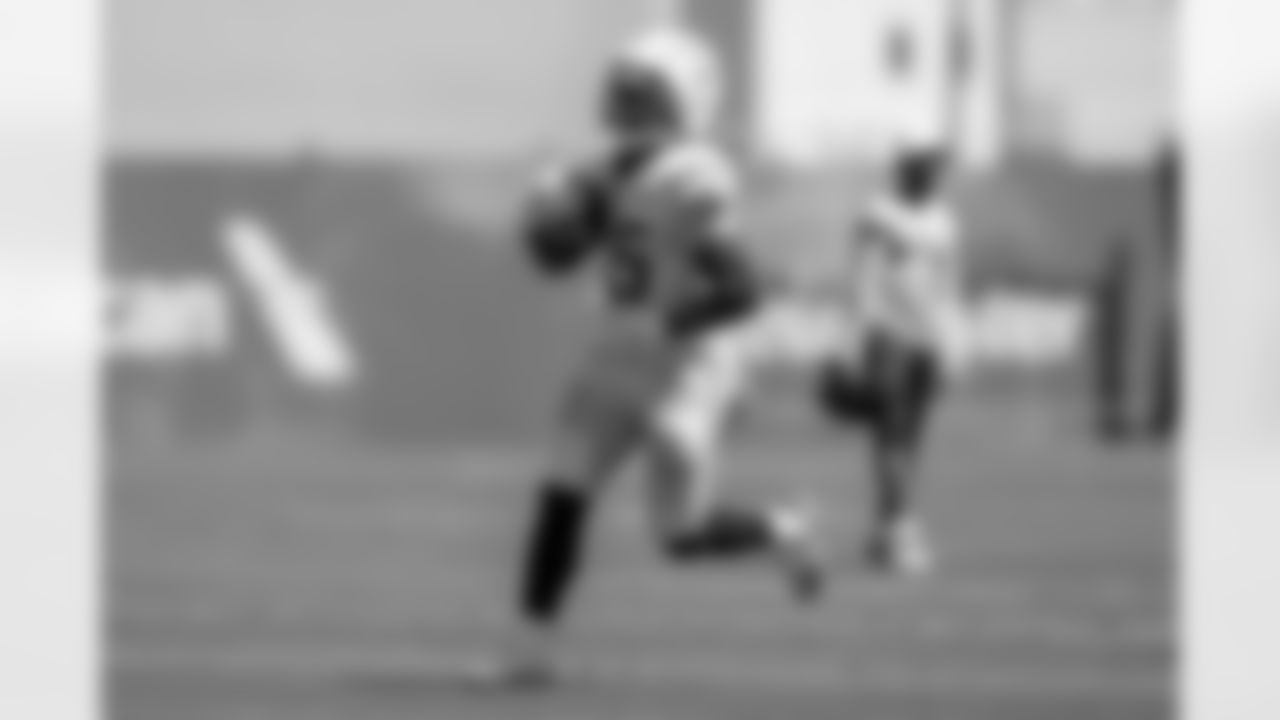 The Los Angeles Chargers practice at Training Camp on Monday, August 18, 2025 at The Bolt in El Segundo, CA.