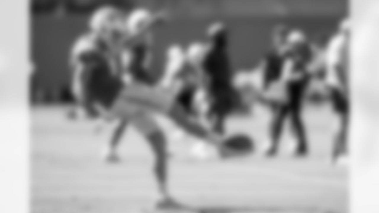 The Los Angeles Chargers practice on Wednesday, October 15, 2025 at The Bolt in El Segundo, CA.