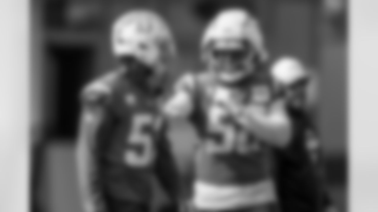 The Los Angeles Chargers practice on Thursday, December 18, 2025 at The Bolt in El Segundo, CA.