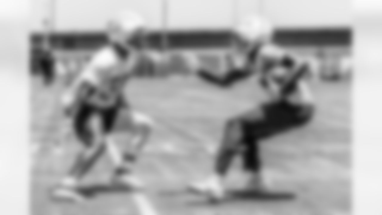 Los Angeles Chargers players participate in Phase 3 of the offseason program on Monday, June 16, 2025 at The Bolt in El Segundo, CA.