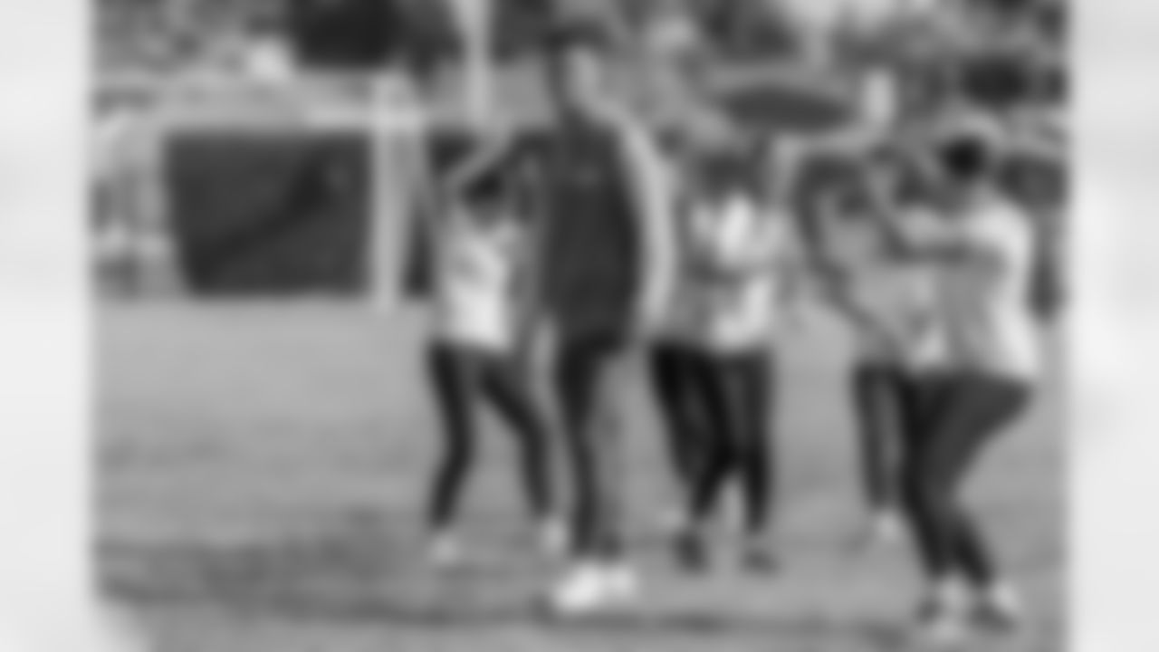 The Los Angeles Chargers host a girls flag football camp on Tuesday, December 02, 2025 at St. Joseph High School in Lakewood, CA.