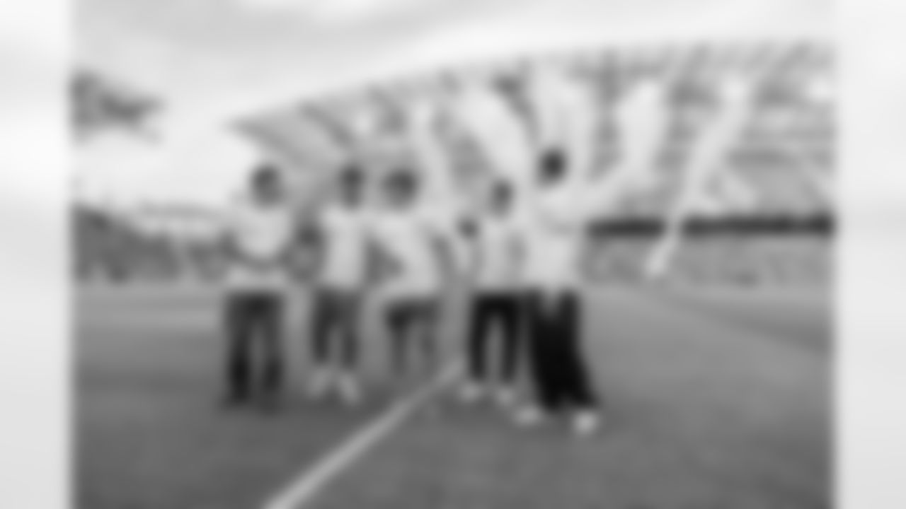 The Los Angeles Chargers attend an Angel City FC match on Saturday, June 14, 2025 at BMO Stadium in Los Angeles, CA.