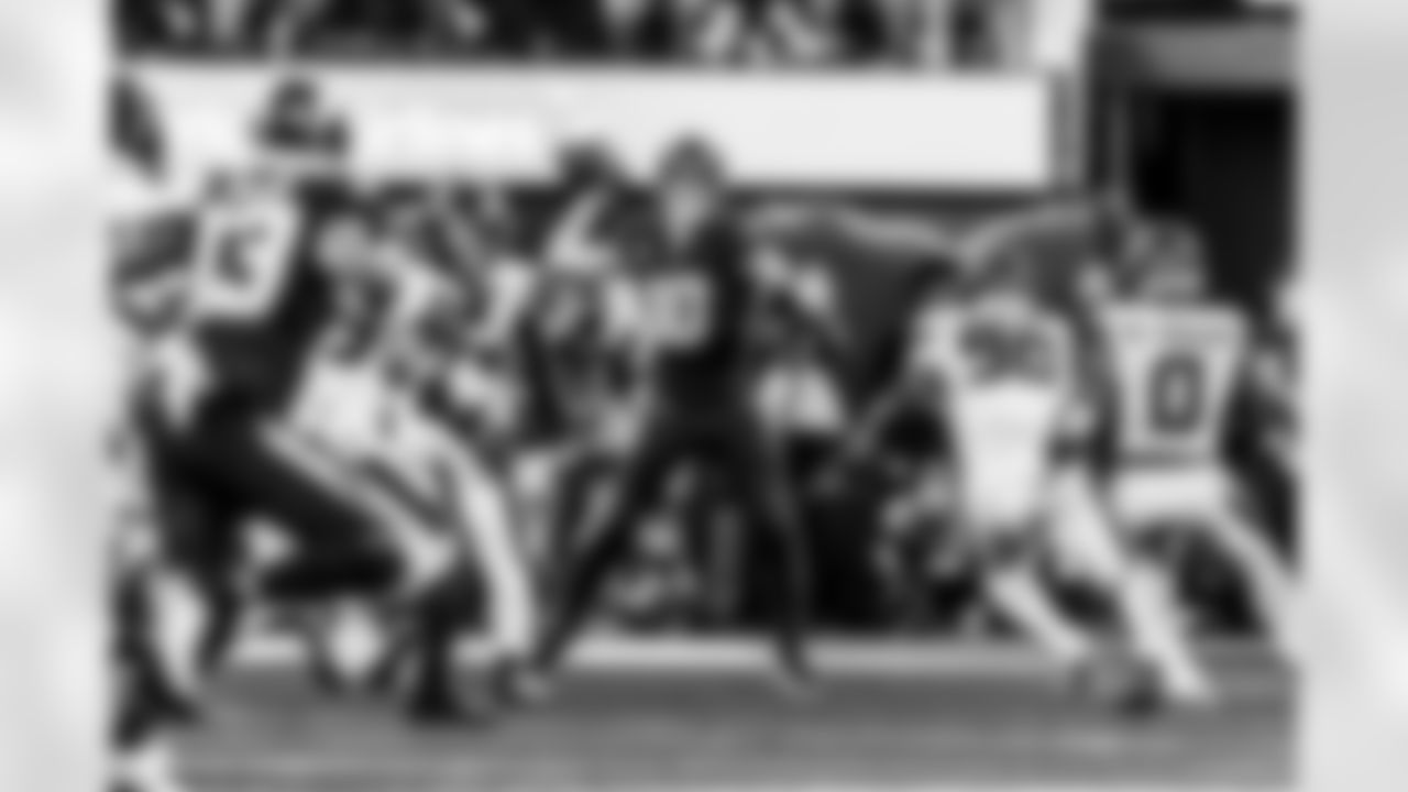 Take a look back at the Chargers Week 17 matchup with the Texans in monochrome.