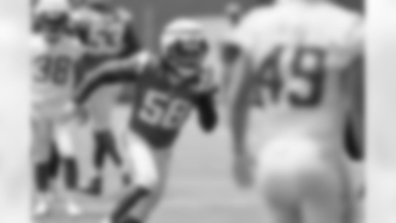 The Los Angeles Chargers hold Rookie Mini-Camp on Saturday, May 11, 2024 at Hoag Performance Center in Costa Mesa, CA.