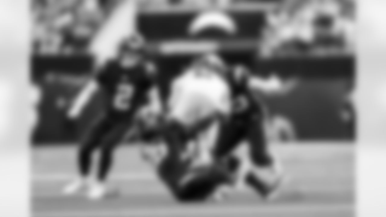 DB Elijah Molden (2), CB Donte Jackson (26) and S Tony Jefferson (23)