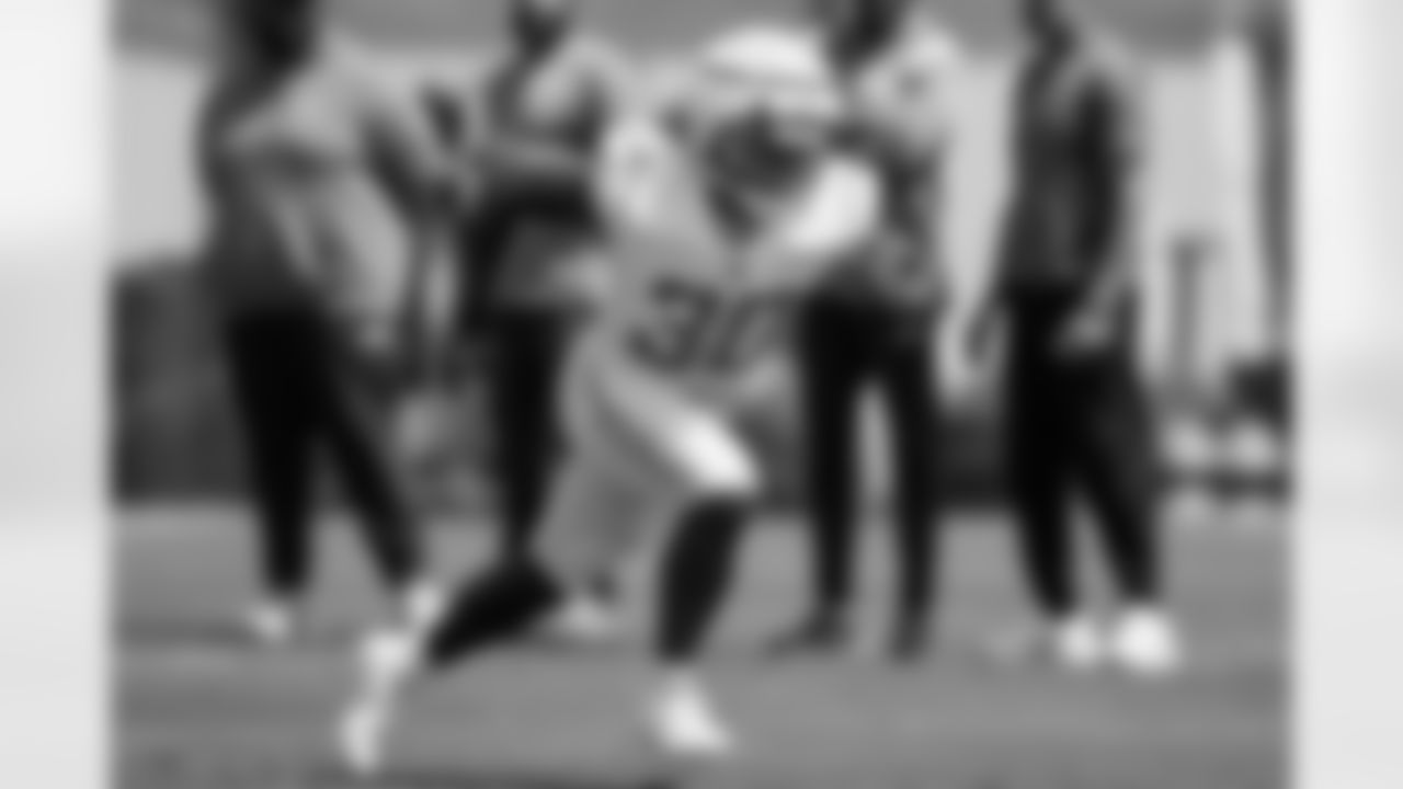 The Los Angeles Chargers hold Rookie Mini-Camp on Friday, May 10, 2024 at Hoag Performance Center in Costa Mesa, CA.
