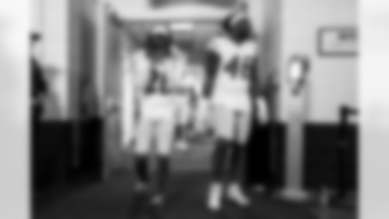 CB Donte Jackson (26) and OLB Bud Dupree (48)