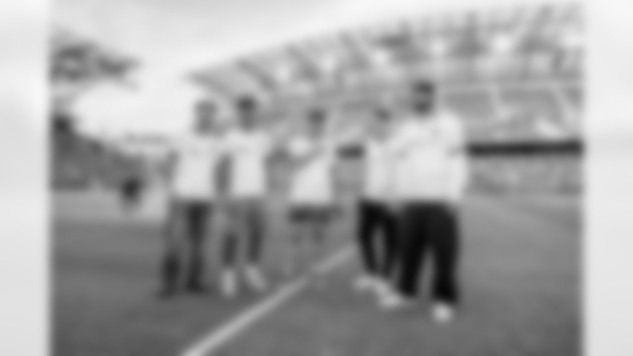 The Los Angeles Chargers attend an Angel City FC match on Saturday, June 14, 2025 at BMO Stadium in Los Angeles, CA.