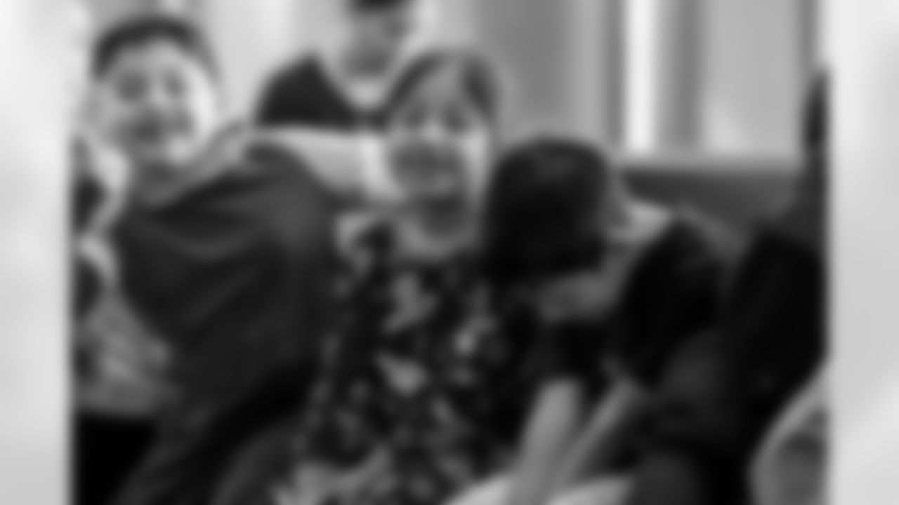 The Los Angeles Chargers host their annual Bikes for Kids event on Monday, December 15, 2025 at Washington Washington Elementary School in Pasadena, CA.