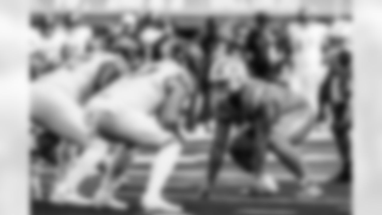 Take a look back at the Chargers Week 5 matchup with the Commanders in monochrome!