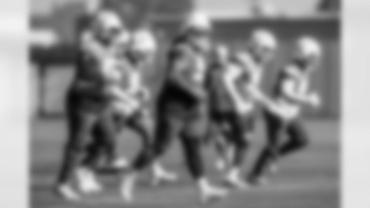 The Los Angeles Chargers practice on Friday, December 19, 2025 at The Bolt in El Segundo, CA.