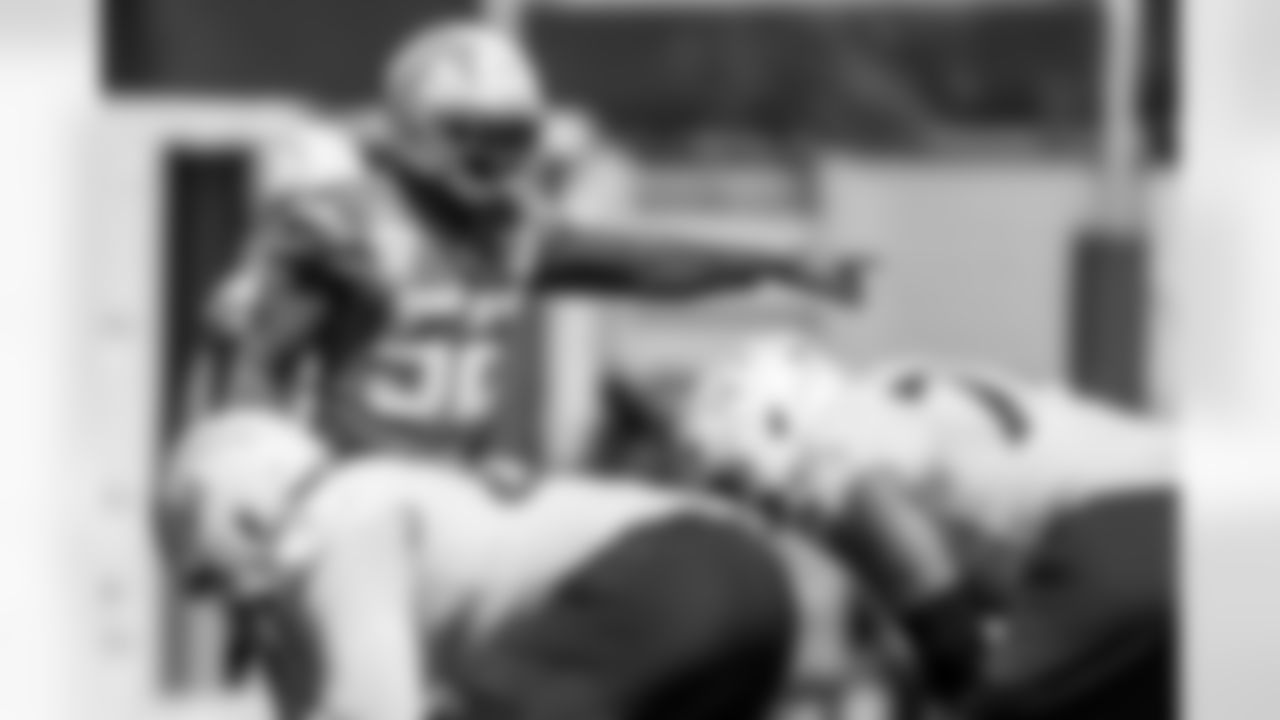 The Los Angeles Chargers practice on Thursday, September 11, 2025 at The Bolt in El Segundo, CA.